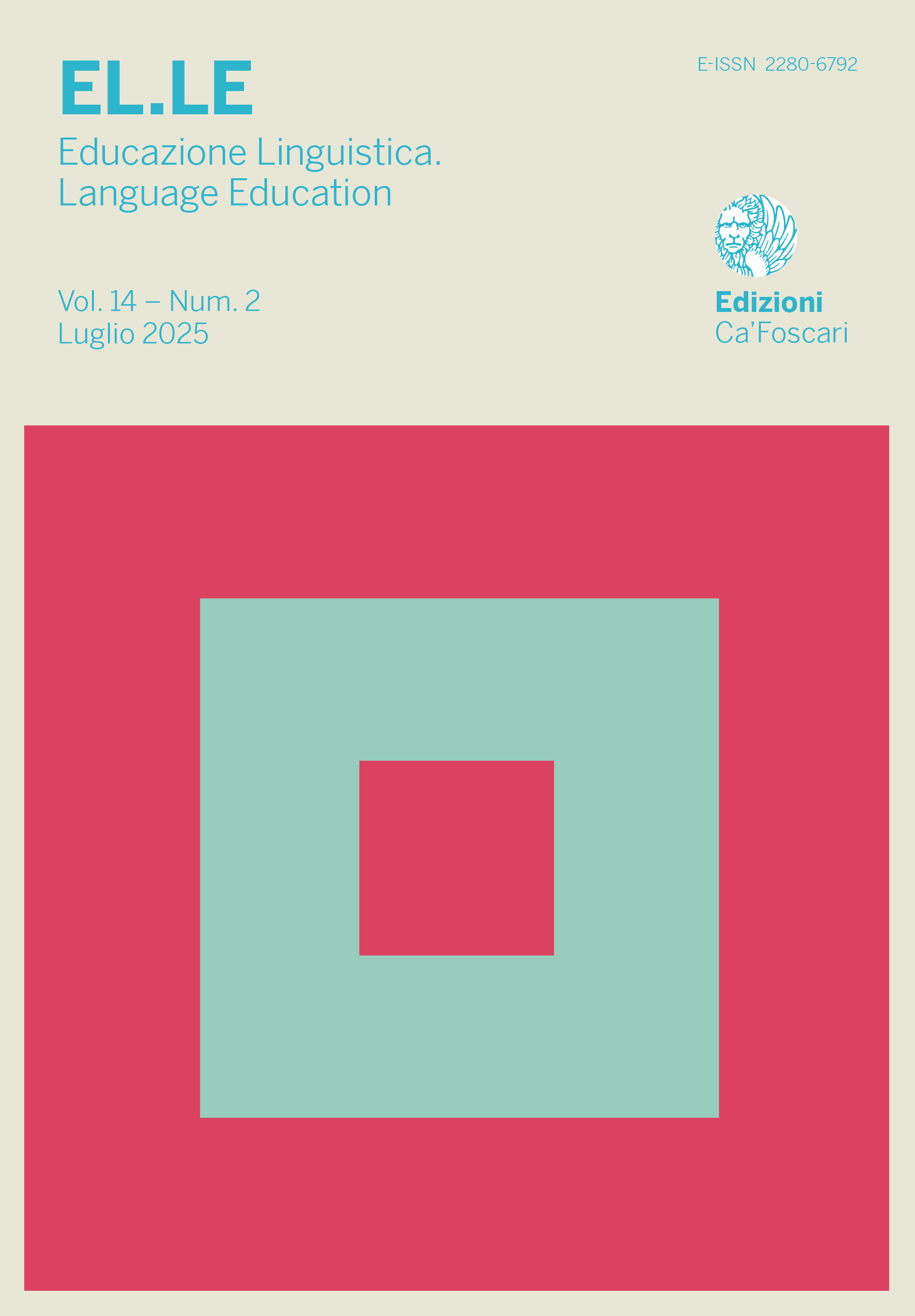 Cover del fascicolo 14 | 2 | 2025