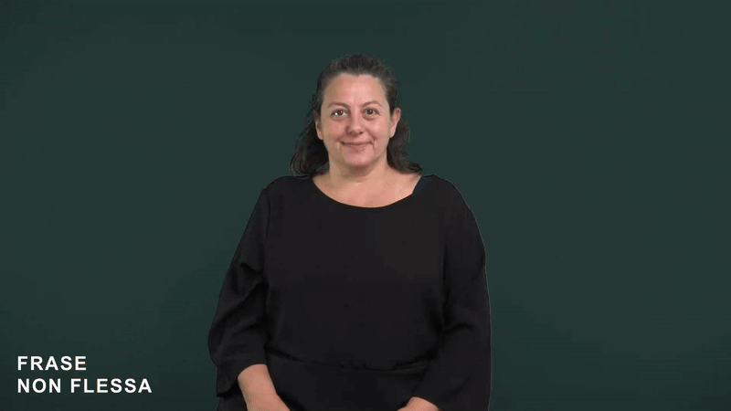 Frase non flessa